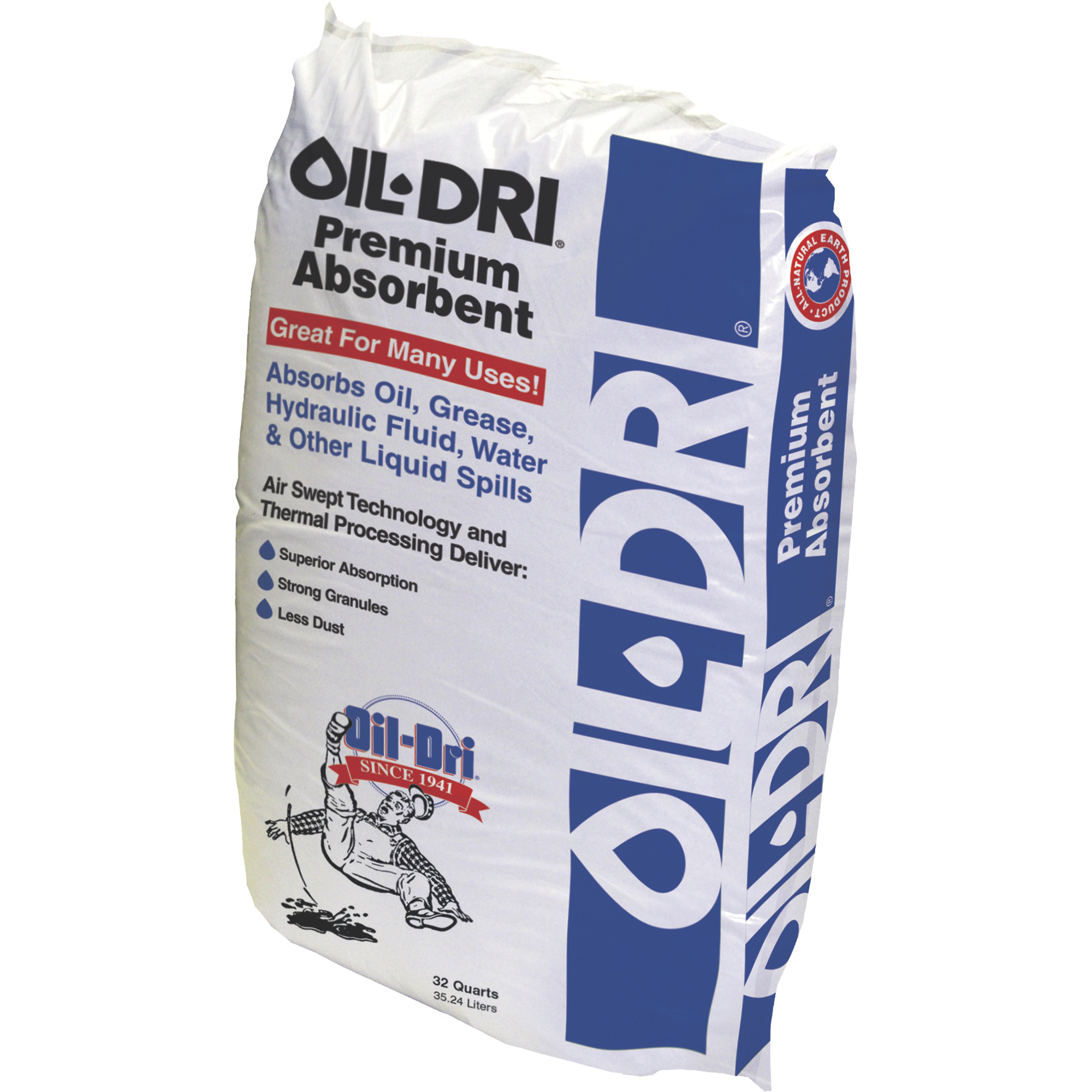 Oil-Dri Premium Absorbent, 32-Qt. Bag, Model# I06032-G60